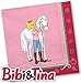 Produktbild 20 Servietten * BIBI & TINA * für Kinderparty und Kindergeburtstag | Pferde Mädchen Kinder Geburtstag Blocksberg Napkins Papierservietten Party Set