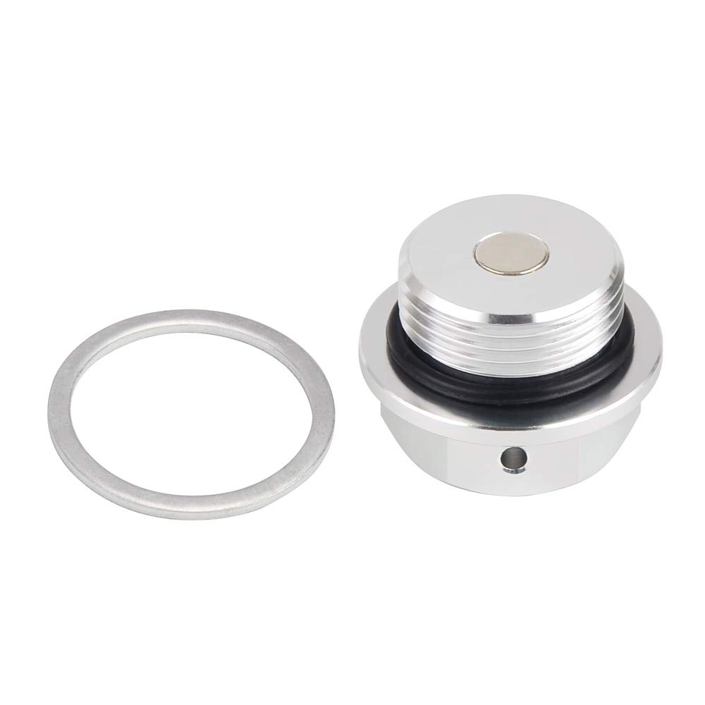 M22X1.5 Magnetic Engine Oil Drain Bolt Plug For Ducati 999 998 749 996 748 Monster 400 600 696 Multistrada 1000 1100 St2 St3 St4 (Silver)