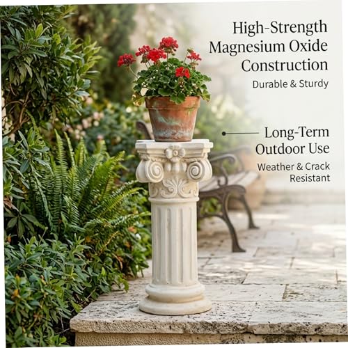 Support pour plantes 40 cm haut, piédestal colonne romaine pour mariage - 6