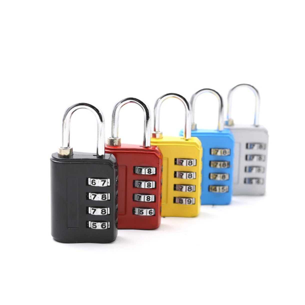 SHERCHPRY 15pièces Cadenas à Chiffres Alliage De Lot De Verrouillage Sécurisé Pour Valises à Et Casiers Couleurs Assorties