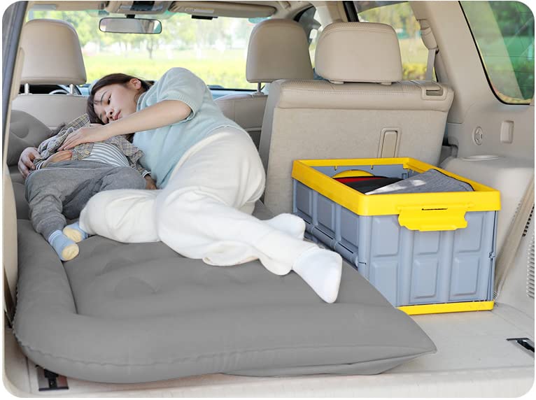 YEPLINS SUV Air Mattress Camping Bed, Car Mattress for SUV Backseat, Air Bed for Car SUV Trunk