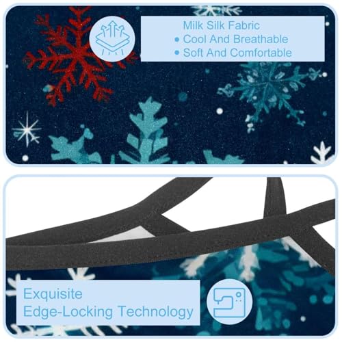 4 Pieces Christmas Snow UV Protector Scarf, Summer Cooling Neck Gaiter for Men/Women4