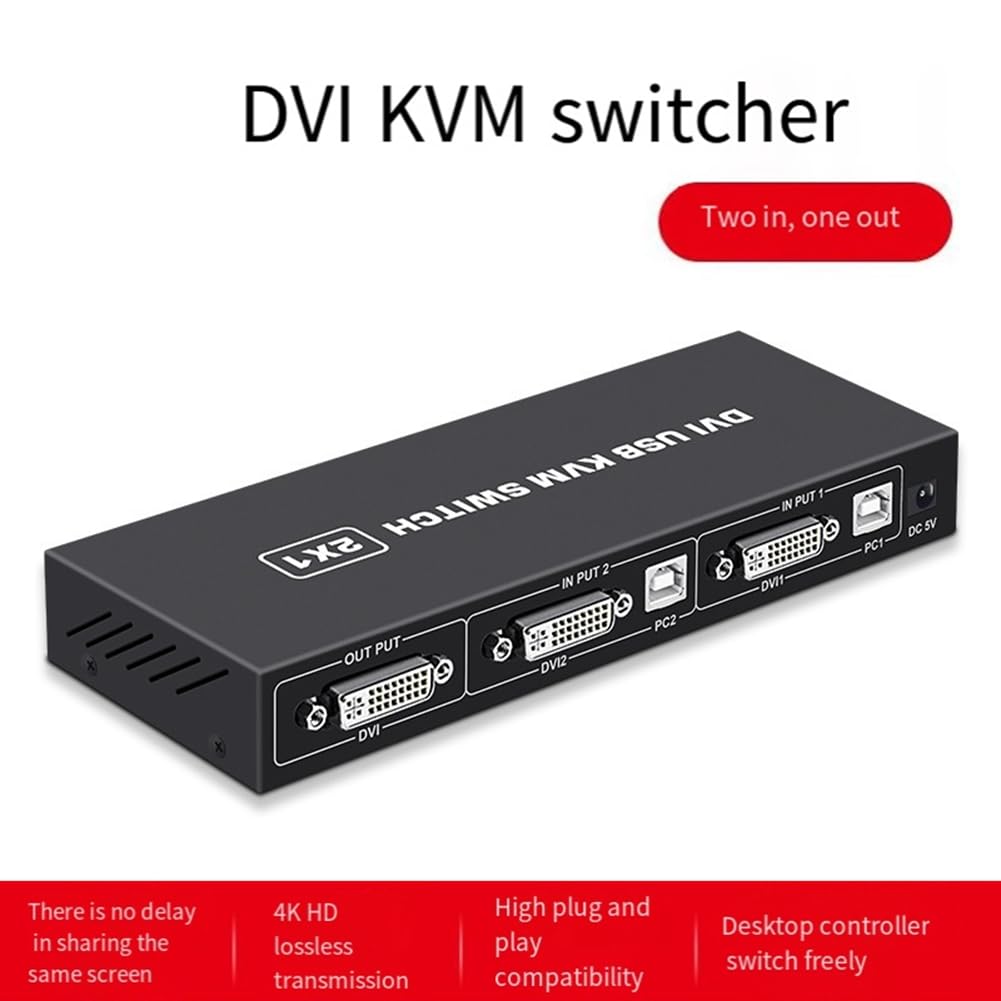 Ugreen Switch 4 Port Switch Box, VGA Monitor Switcher 4 In 1 Out Support 1080p 236319