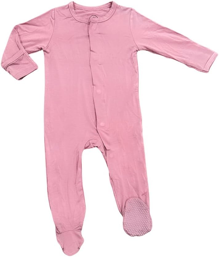 Avee & Co Footie Pajamas - Quick Magnetic Fastener Sleeper for Baby Boy and Girl (0-24 months)
