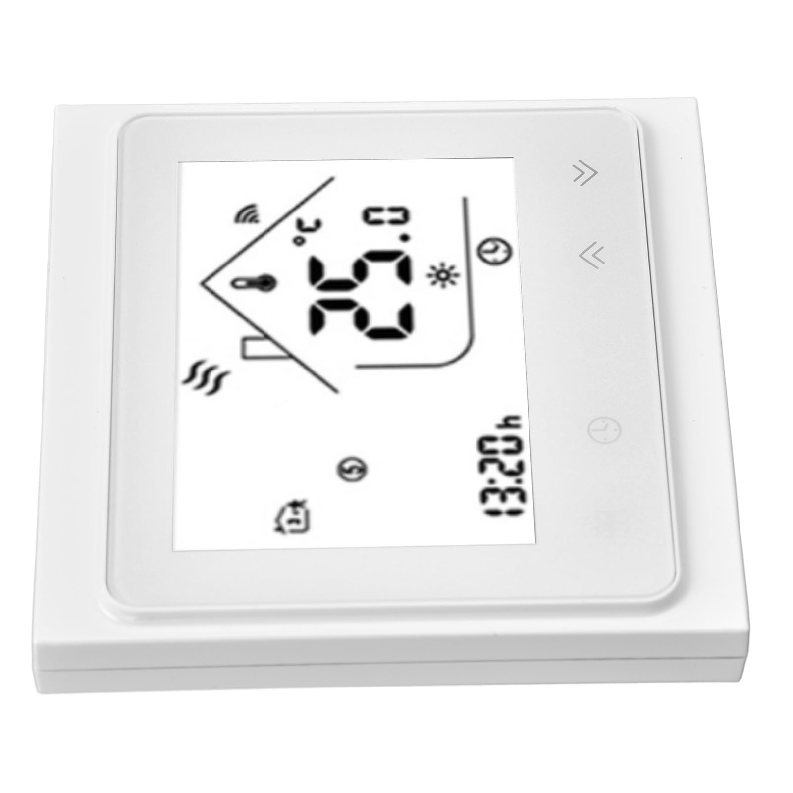 Smart Home - Termostato remoto ad alta precisione per Smart Home, controllo vocale per scaldabagno, : Bianco