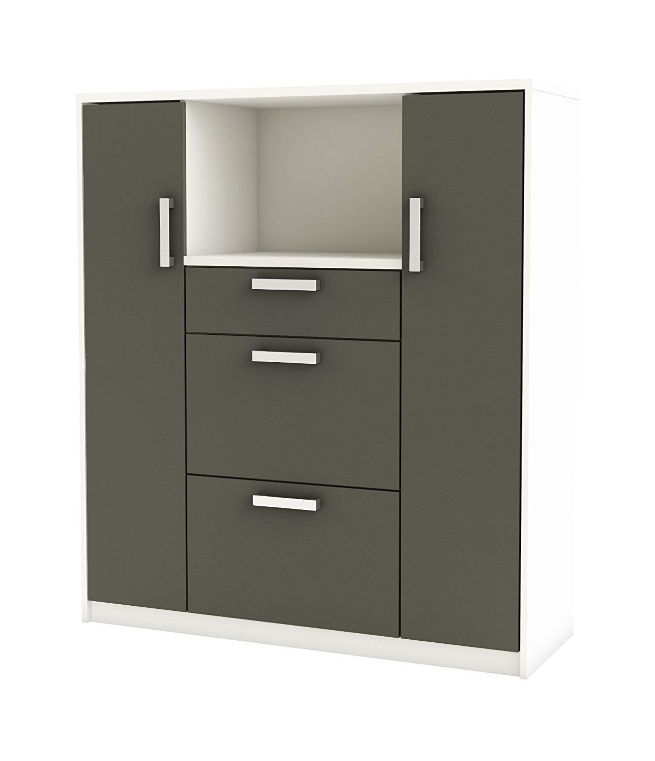 habeig Küchenschrank, küchenmöbel, Singleküche, Küchenregal, Küchenzeile, Schrank, 68kg! schwer, Küche, 40Tx116Bx133H cm, #8540