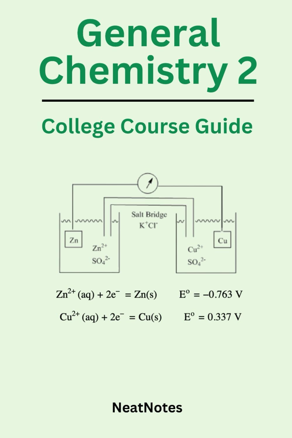 General Chemistry 2 Pocket Guide: Gen Chem 2 Summary (Course Summaries)