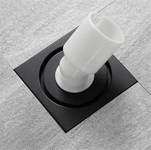Zwart Messing Douche Afvoerputje, Geurbestendige Afvoerputje in Badkamer, Rooster Lineaire Douche Afvoer Installatie… - Image 4