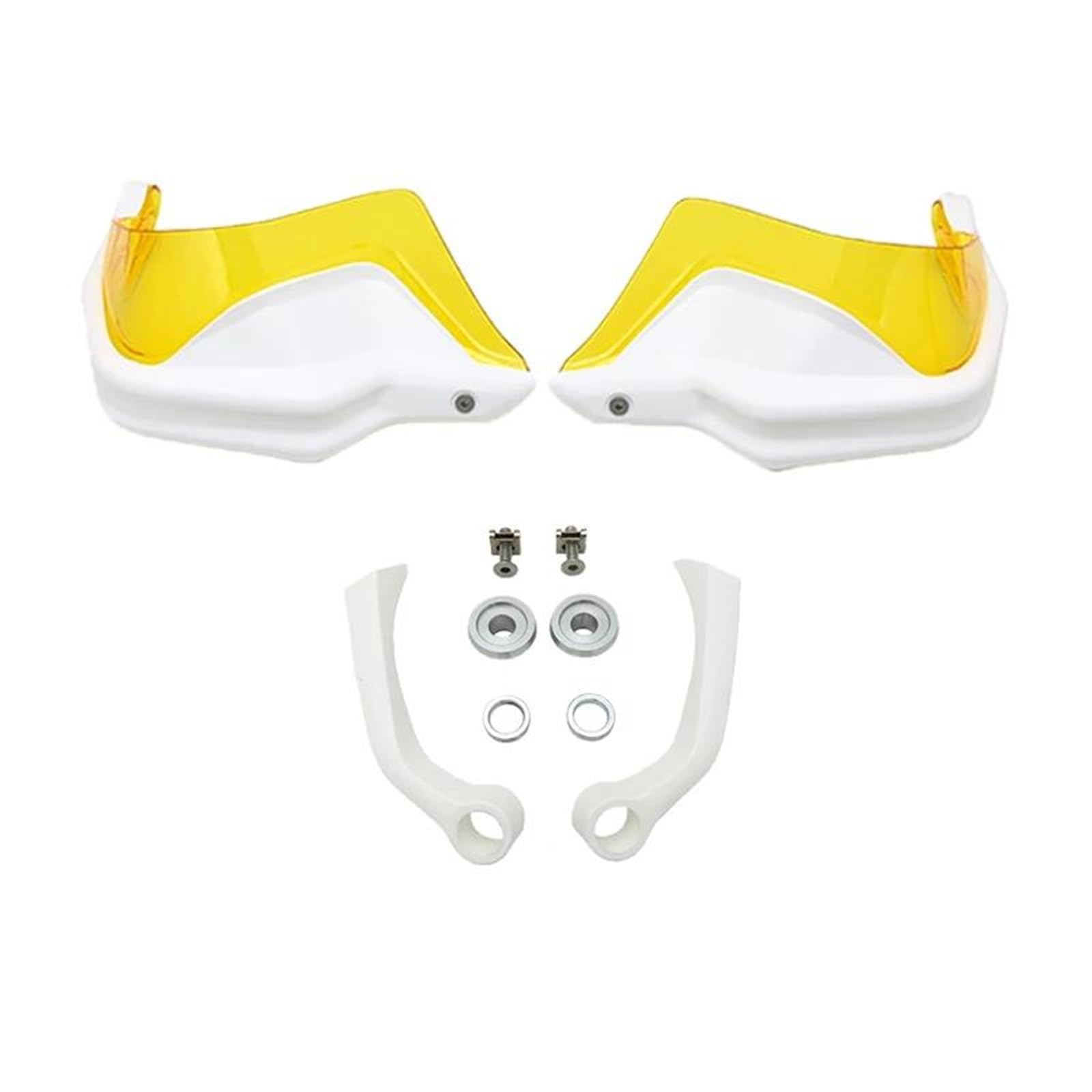 Protège-mains Moto Pour BMW F900 R / XR (2019-2021) - Transparent/blanc - Coupe-vent - 9