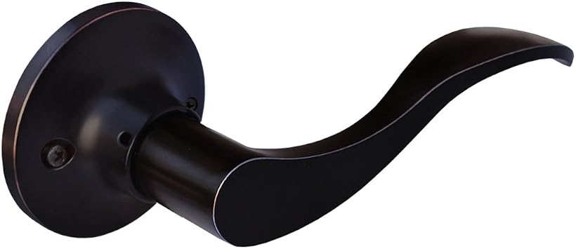 CONSTRUCTOR Lever Door Lock Set Knob Handle Entry Door Oil Rubbed Bronze Prelude - Dummy Right