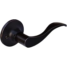 CONSTRUCTOR Lever Door Lock Set Knob Handle Entry Door Oil Rubbed Bronze Prelude - Dummy Right