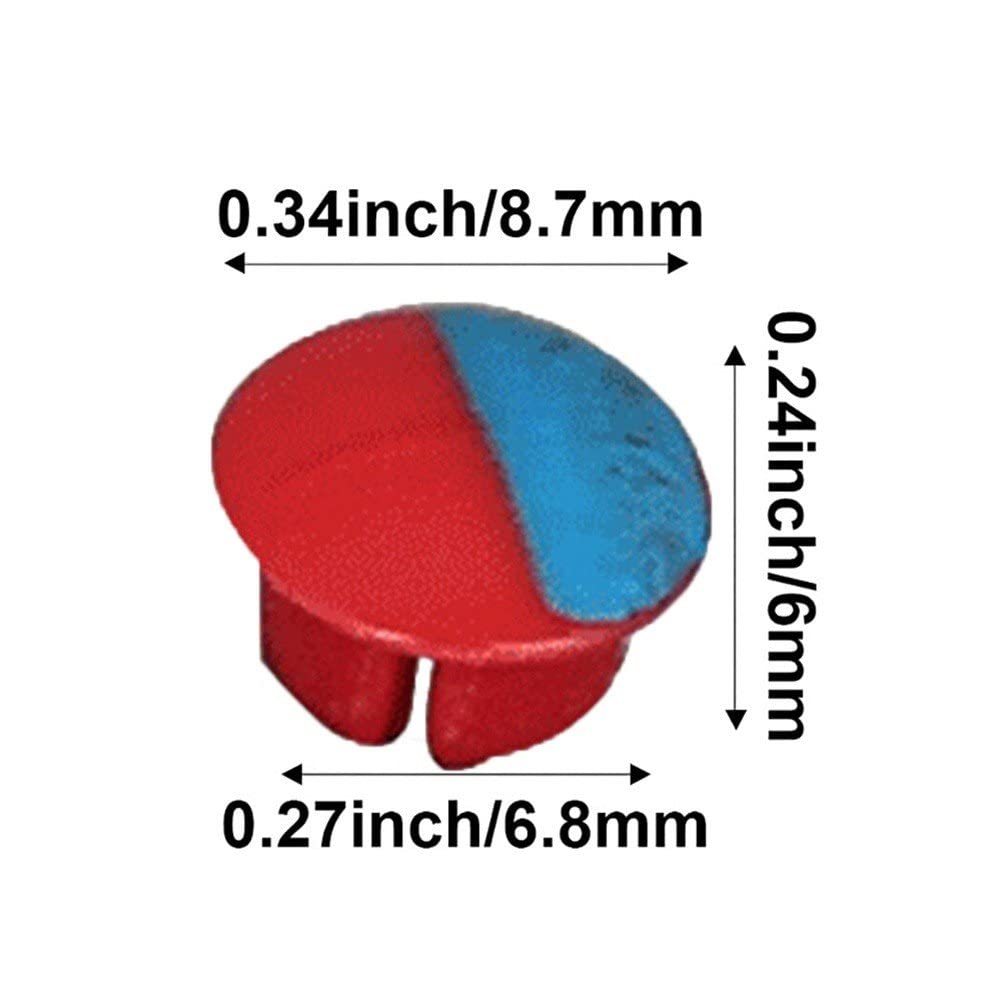 Indicatore a Freddo Caldo per Rubinetti 10pcs Universali Segnali Caldi E Pulsanti per I Lavandini del Bagno Cucina Rubinetti