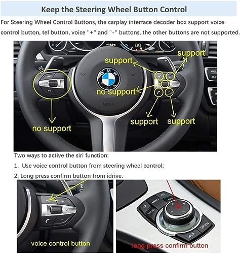 Ninetom Retrofit Kit: Trådlös CarPlay & Android Auto för BMW 2008-2012