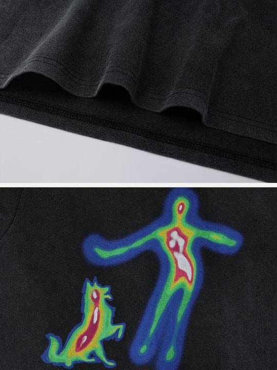 Aelfric Eden Oversized Graphic Tees Print Vintage Tshirts Cotton Tops Streetwear Casual Shirt3