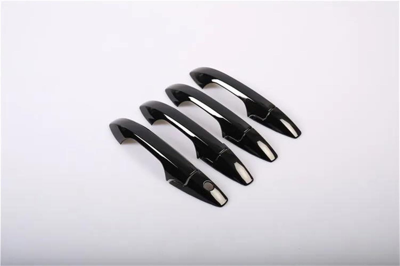 KJHOPY Car Parts ABS Door Handle Covers with Smart Entry Hole for CRV CR-V 2007 2008 2009 2010 2011 Exterior Door Handle(B)