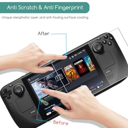 Protector de pantalla de vidrio templado para Steam Deck 7.4" - pack 2 miniatura 3