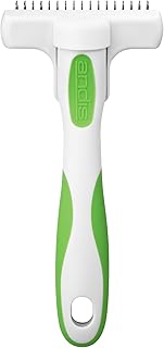 Andis Deshedding Tool - Dog Deshedding Brush - Effectively Removes Undercoat - Deshedding Brush for Dogs and Cats - Helps Stripping Fur and Reduces Shedding - Rubber Handle product image