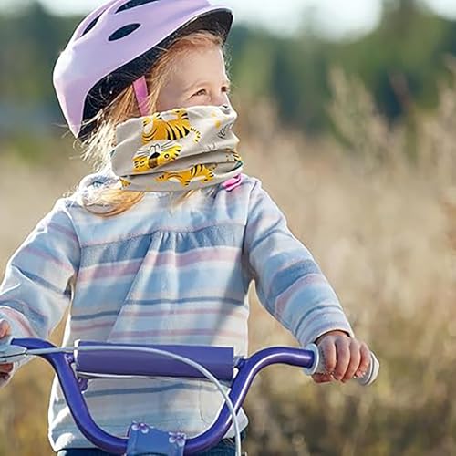 JOYOLA 4 Stück Kinder Loop Schal Baby Wärmer Baumwolle Schal Jungen Mädchen Baumwolle Schlauchschal Mehrzweck Loop Schals Halstuch Kleinkind Winddicht Winter Frühling Herbst Wärmer Schals