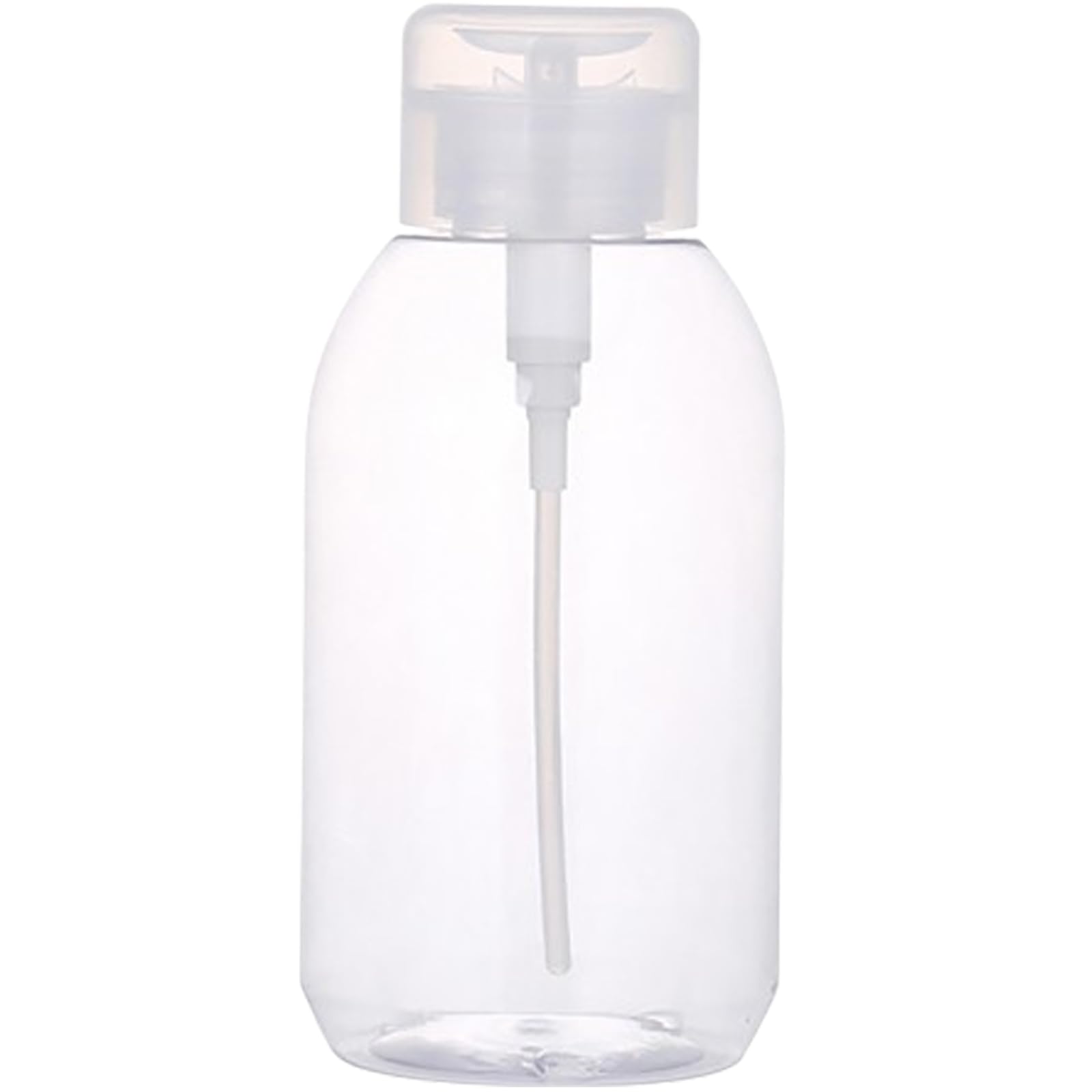 1 Pcs 500ml Nail Polish Remover Pump Bottle Dispenser Push Down Empty Pump Dispenser Bottle For Nail Polish Makeup Remover