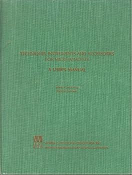 Unknown Binding Techniques, instruments, and accessories for microanalysts;: A user's manual Book