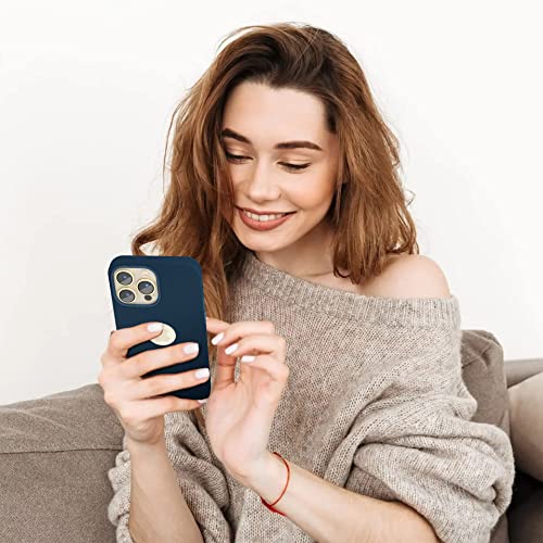 Image of eller sante Lexza for iPhone 14 Pro Case Cover, Premium Leather, Military-Grade Protection, Slim, Thin Compatible with iPhone 14 Pro Back Cover - Blue