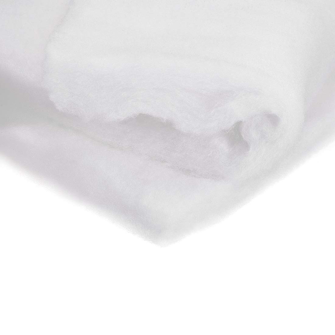 sourcing map Altoparlante fonoassorbente in fibra di poliestere di cotone audio isolamento interno fai da te HIFI sostituzione 62x100cm bianco