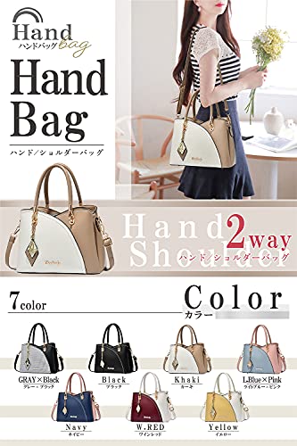 TYryanryan-Womens-Shoulder-Bag-Crossbody-Handbag-Polyurethane-PU-Leather-Womens-2-Way-Gold-Accessories