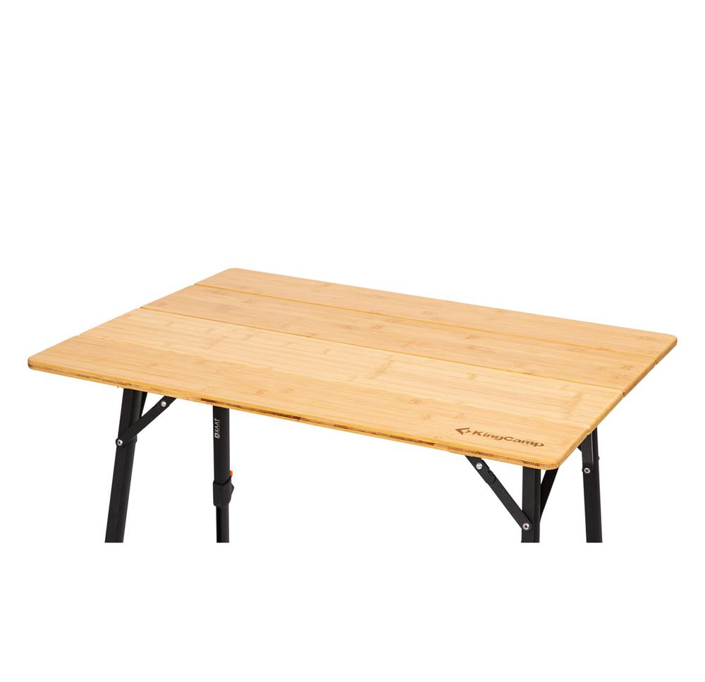 Amazon.com: KingCamp Bamboo Folding Table, 4-Fold Camping