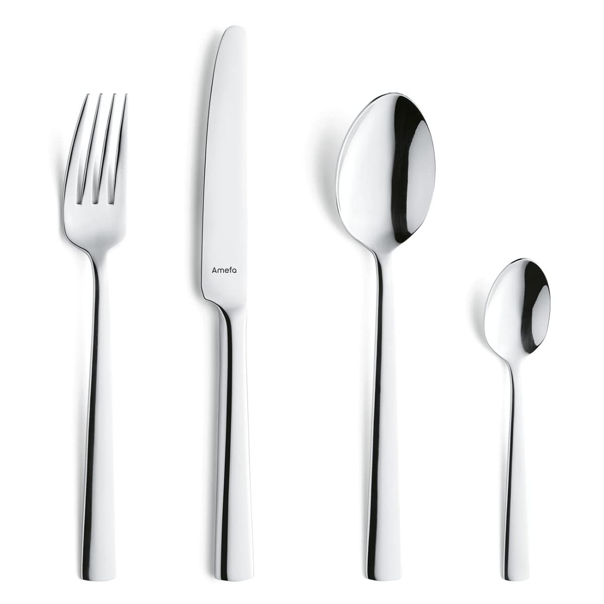Ménagère Amefa Moderno 24 couverts inox 18/10 pour service de table durable
