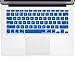 Kuzy AIR 11-inch Keyboard Cover for MacBook Air 11.6" Models: A1465 & A1370 Silicone Skin - Blue