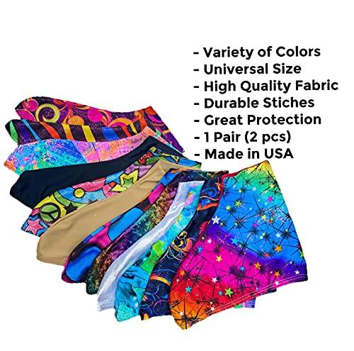 Ice Fire 1 Pair Skate Boot Covers | Durable Boot Protector for Ice/Figure/Roller Skate | Universal Size | Skating Accessory- Black