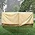 Dnswez 8ft Firewood Rack Cover, 600D Oxford Heavy Duty, Weatherproof & Waterproof with Black Storage Bag - Indoor/Outdoor Protection (96" L x 24" W x 42" H)
