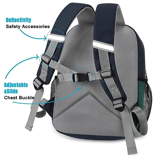 Image of STEAMEDBUN Toddler Backpack for Boys 2-4, Kindergarten & Preschool Mini