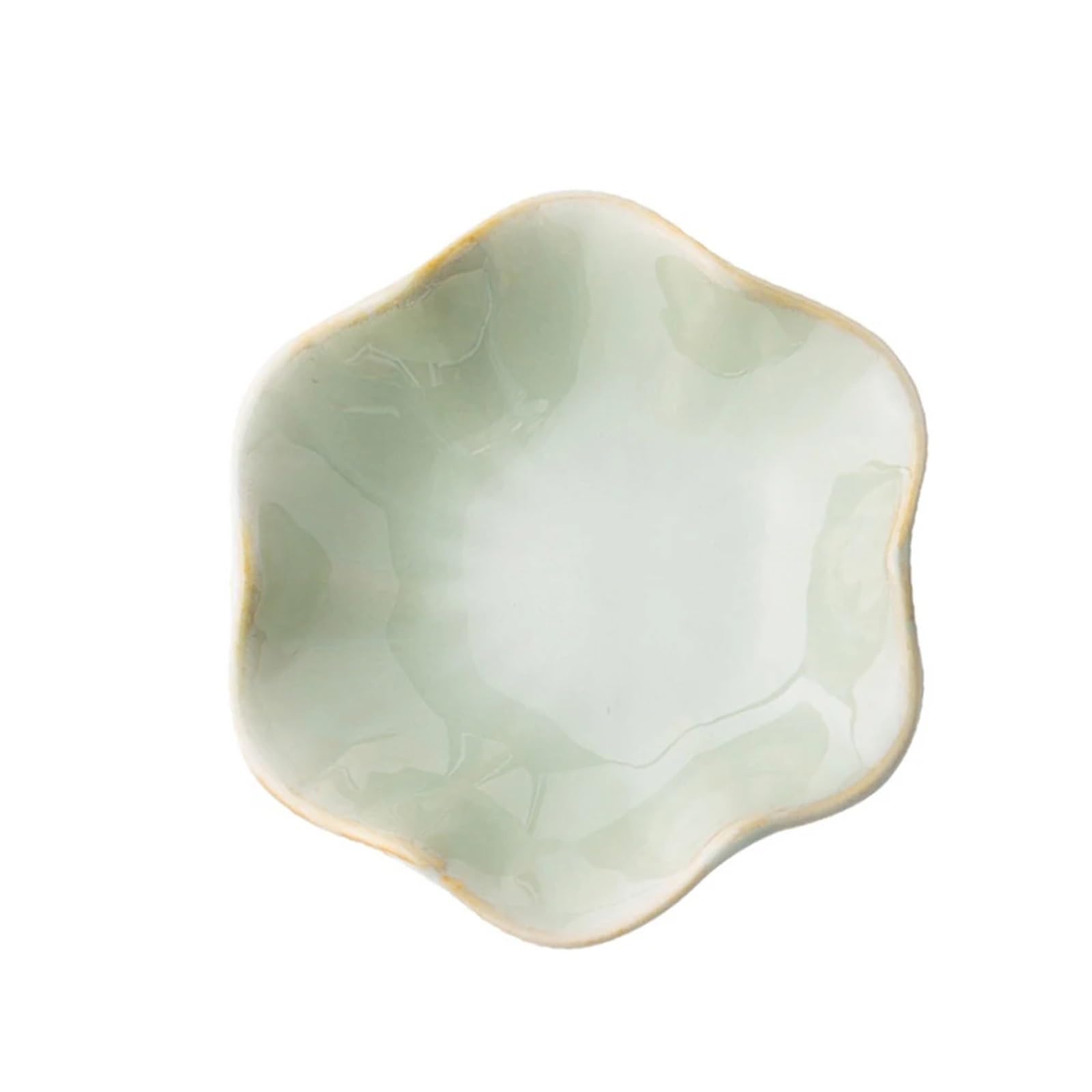 RRYPBOVG Ceramic Jewelry Dish Lotus Jewelry Tray Ring Ceramic Dish Mini Key Bowl Holder Trinket Organizing For Women Home Decor(Color 2)