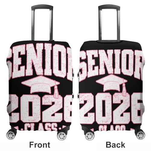Senior Class Of 2026 Graduation Luggage Covers Washable Travel Suitcase Cover Elastic Baggage Protector3