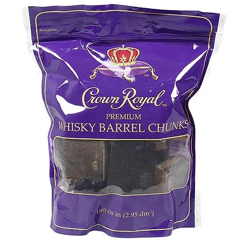 Crown Royal Premium Whisky Barrel Cooking Chunks Rich & Robust Flavor CR-Chunks