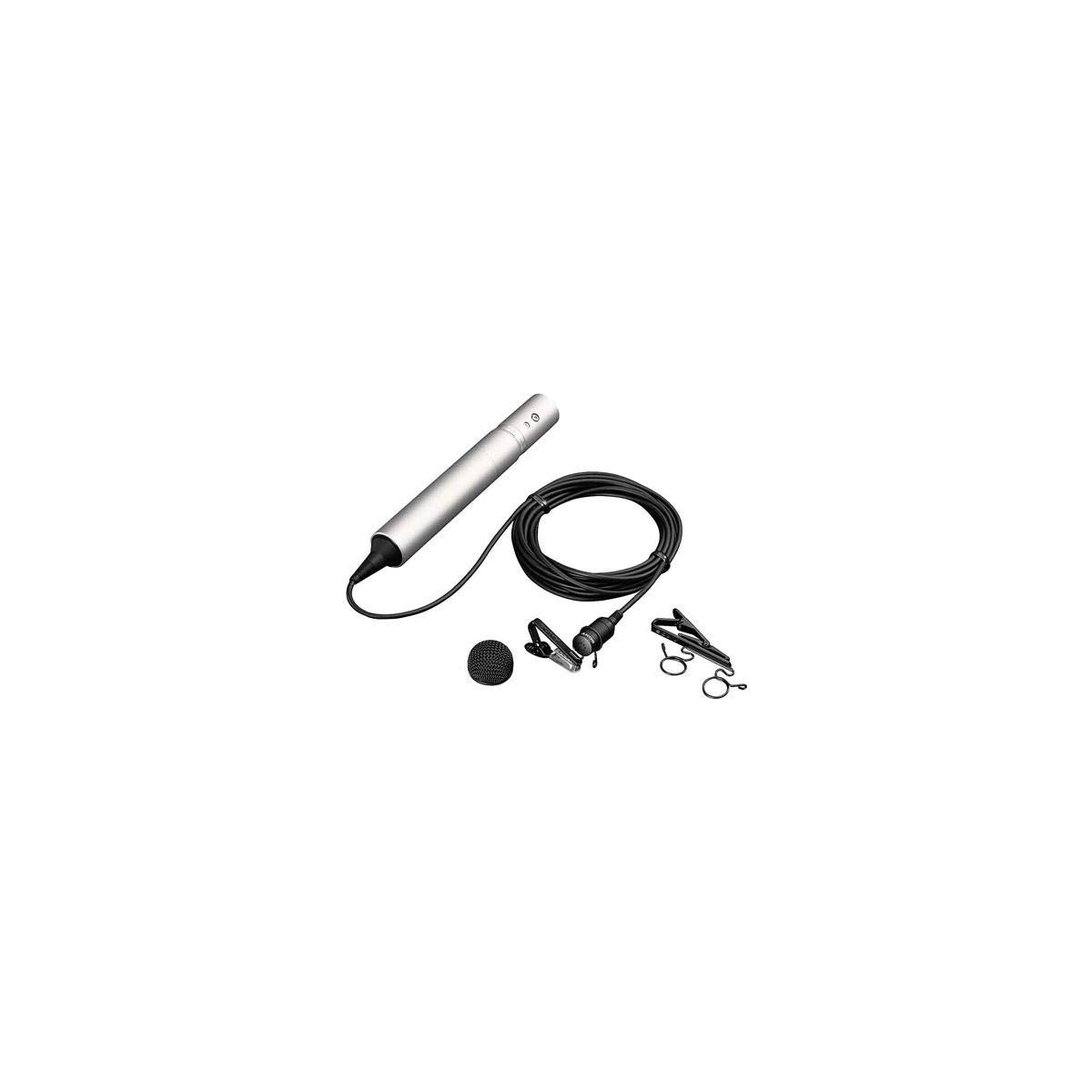 ECM55B Electret Condenser Lavalier Microphone, Black