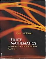 Finite Mathematics: University of South Carolina Math 170 1285908996 Book Cover