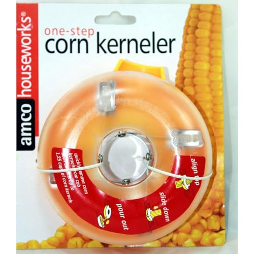 Image of Shallow Amco Houseworks One-step Corn Kerneler