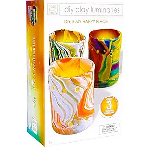 Hapinest Make Your Own Clay Luminaries for Kids