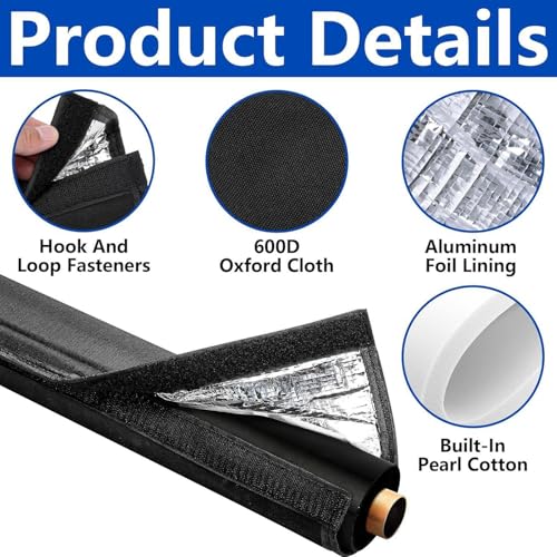 Funda aislante para tuberías de cobre impermeable y térmica para aire acondicionado 5