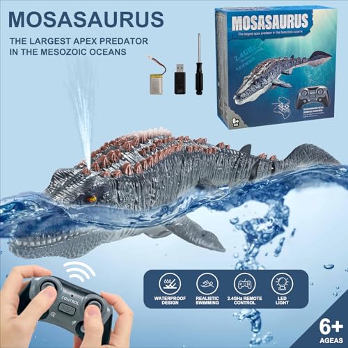 Jouet Mosasaurus télécommandé, cadeau d'anniversaire original 6+ - 2