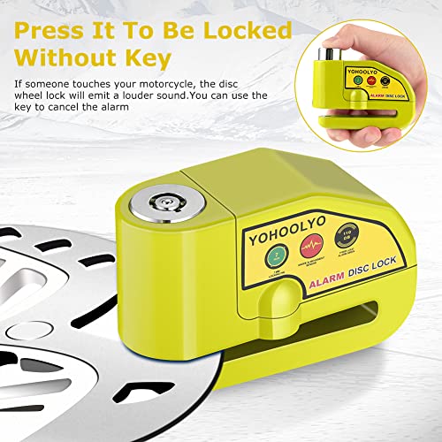 YOHOOLYO Alarm Disc Brake Lock