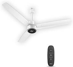 Havells FAB BLDC ULED Ceiling Fan 1200mm, 5 star, LED Speed Indicator, 380 RPM, Up to 65% Savings, Reverse Rotation,4 Speed Modes, Low Wattage 30W, Low Noise, Air Flow:225 CMM, 3 Year Warranty, White