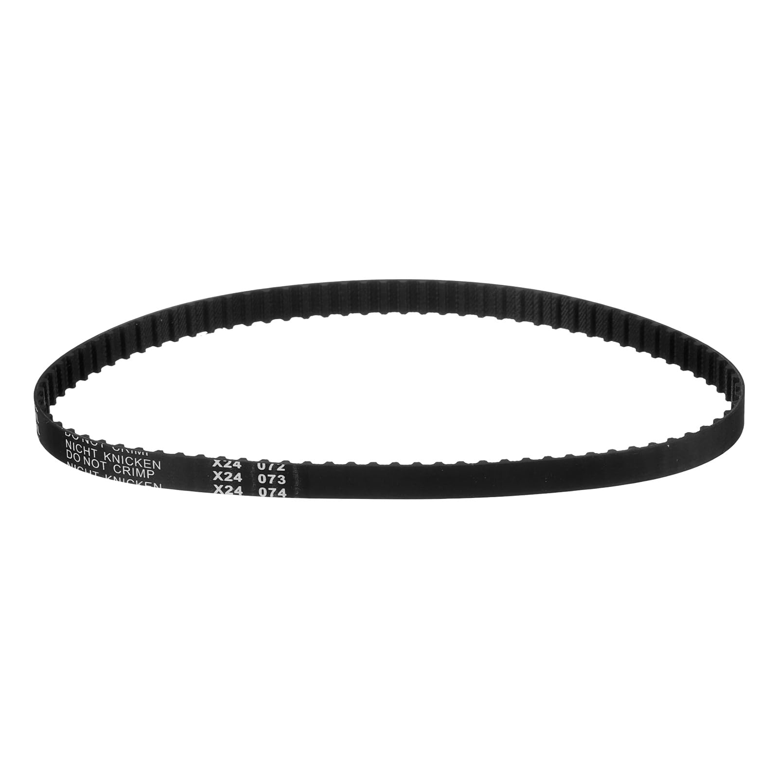 QUARKZMAN 172XL037 pasek zębaty, gumowy pasek zębaty, pasek klinowy, 86 zębów, szerokość 10 mm, skok 5,08 mm, gumowy pasek zębaty, pasek napędowy, pasek zębaty do drukarki 3D, czarny