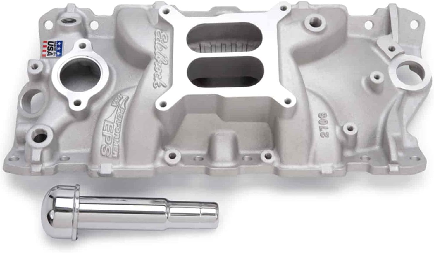Edelbrock 2703 Performer EPS Intake Manifold with Oil Fill Tube and