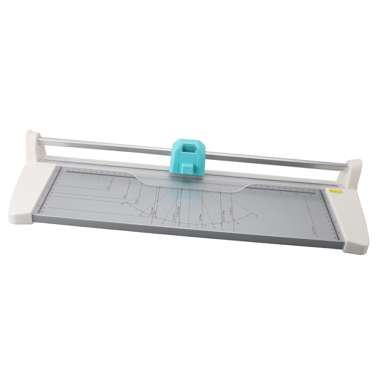 Yosoo Health Gear Przenośna Przycinarka do Papieru ABS i Metalowa Gilotyna do Papieru Szerokość 450 Mm 4 Ostrza Crafting Narzędzie Cięcia Scrapbookingu Karty Fotograficzne Szkoła Home Office