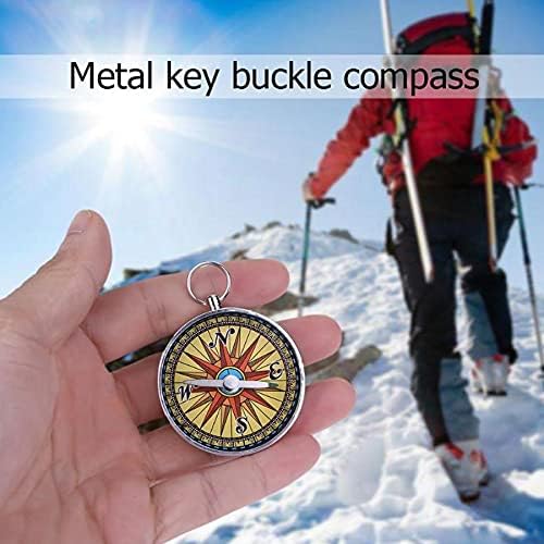 ARFUKA 2pcs Portable Compass Mini Orienteering Compass Pocket Hiking Compasses Navigation Compass for Camping Survival Hiking Outdoor Gift