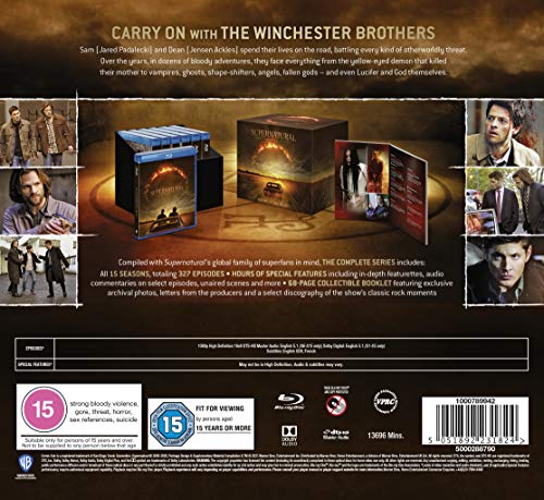 Image of Supernatural: The Complete Series [Blu-ray] [2005-2019] [Region Free]