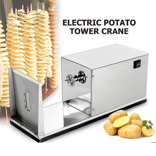Cortador eléctrico de papas tornado espiral acero inoxidable miniatura 2